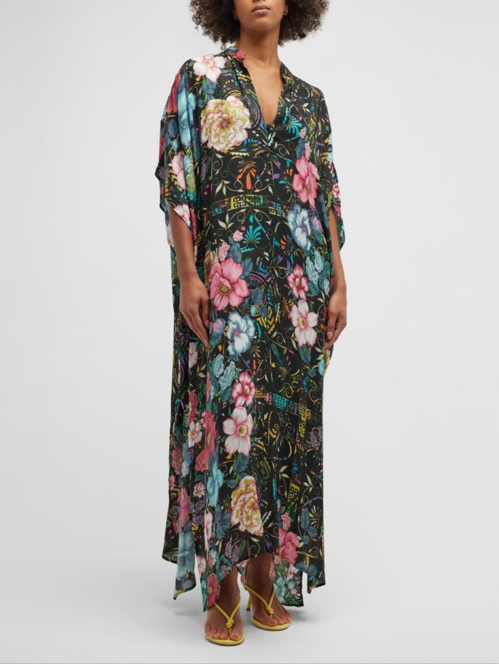 Johnny Was Floral Peace Kaftan